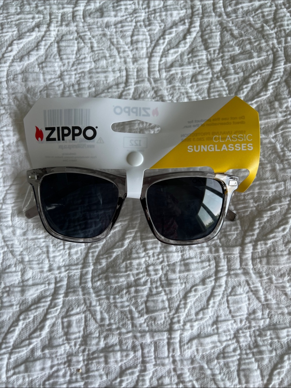Zippo Classic Sunglasses smoke gray / transparent frames